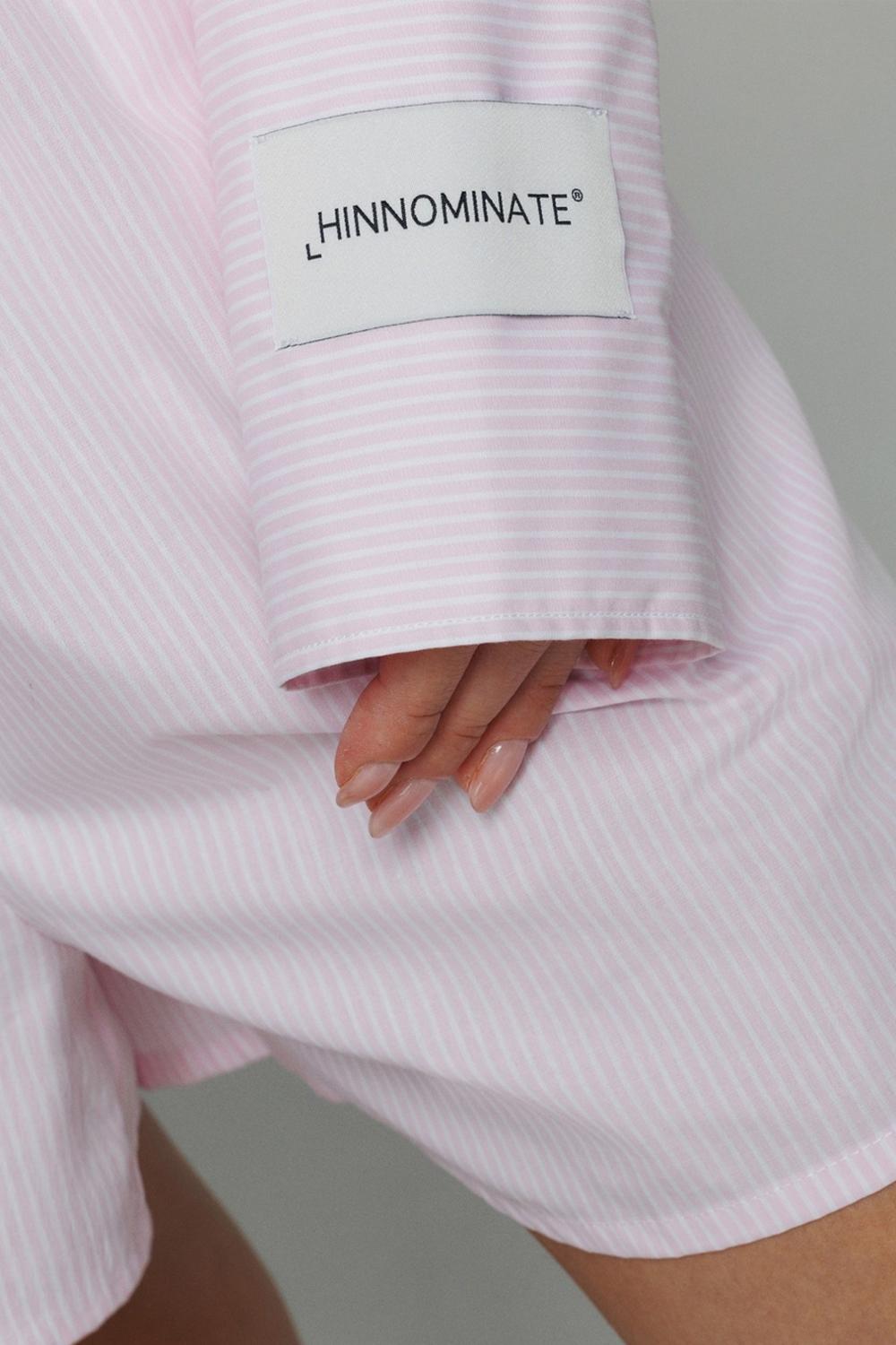 Camicia Cropped in cotone<BR/> HMABW01691 TMTL0019RO01 Hinnominate 