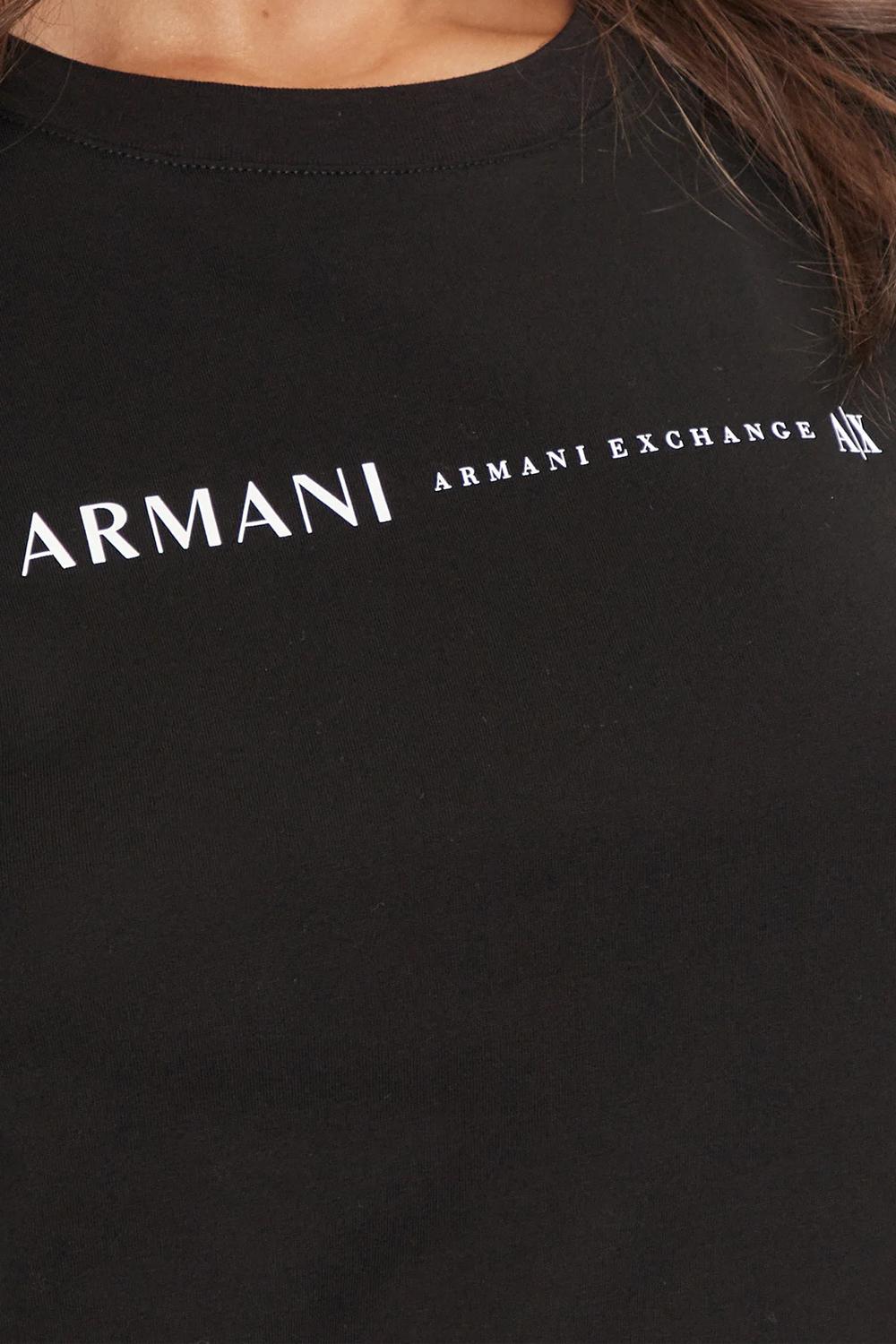 T-shirt slim fit con logo in cotone Armani Exchange A | X<BR/> 6DYT12 YJG3Z1200 Armani Exchange 