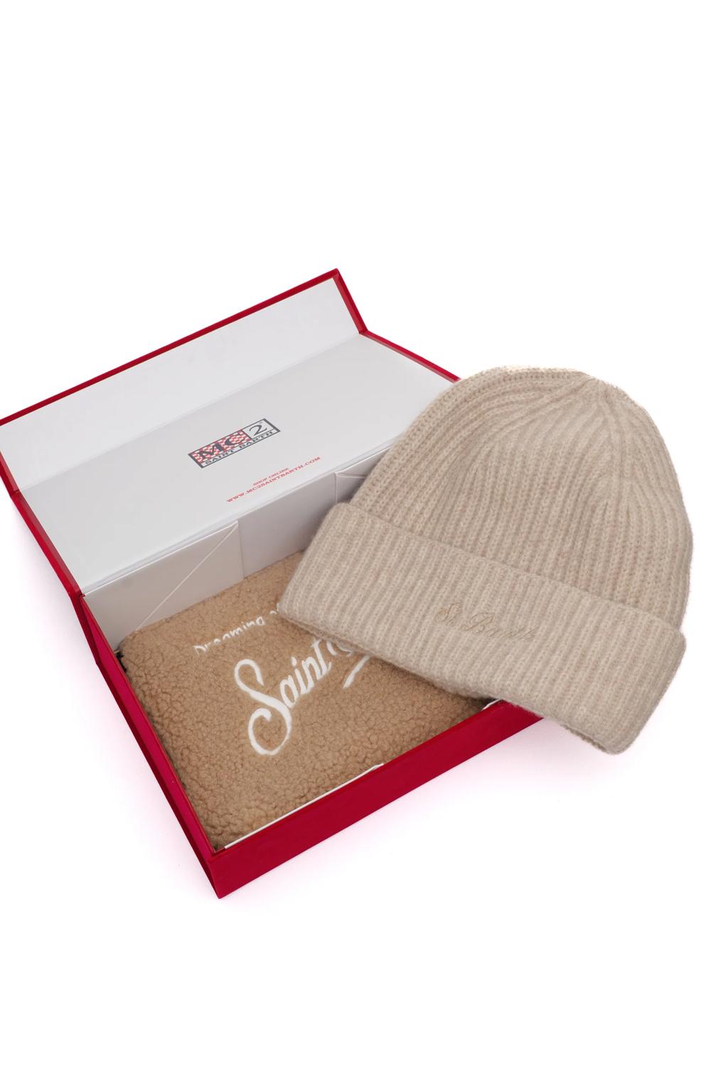 Box Regalo MC2 Saint Barth con Pochette Aline e Berretto in Lana BOX0024 /03771I Mc2 Saint Barth 