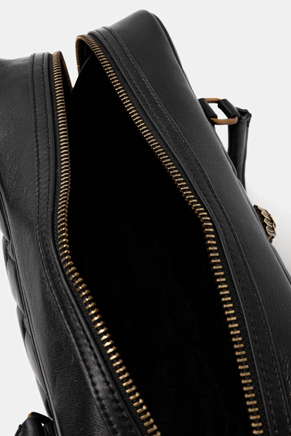 Borsa a Mano in pelle<BR/> 4702000109 /BLACK Kurt Geiger London 