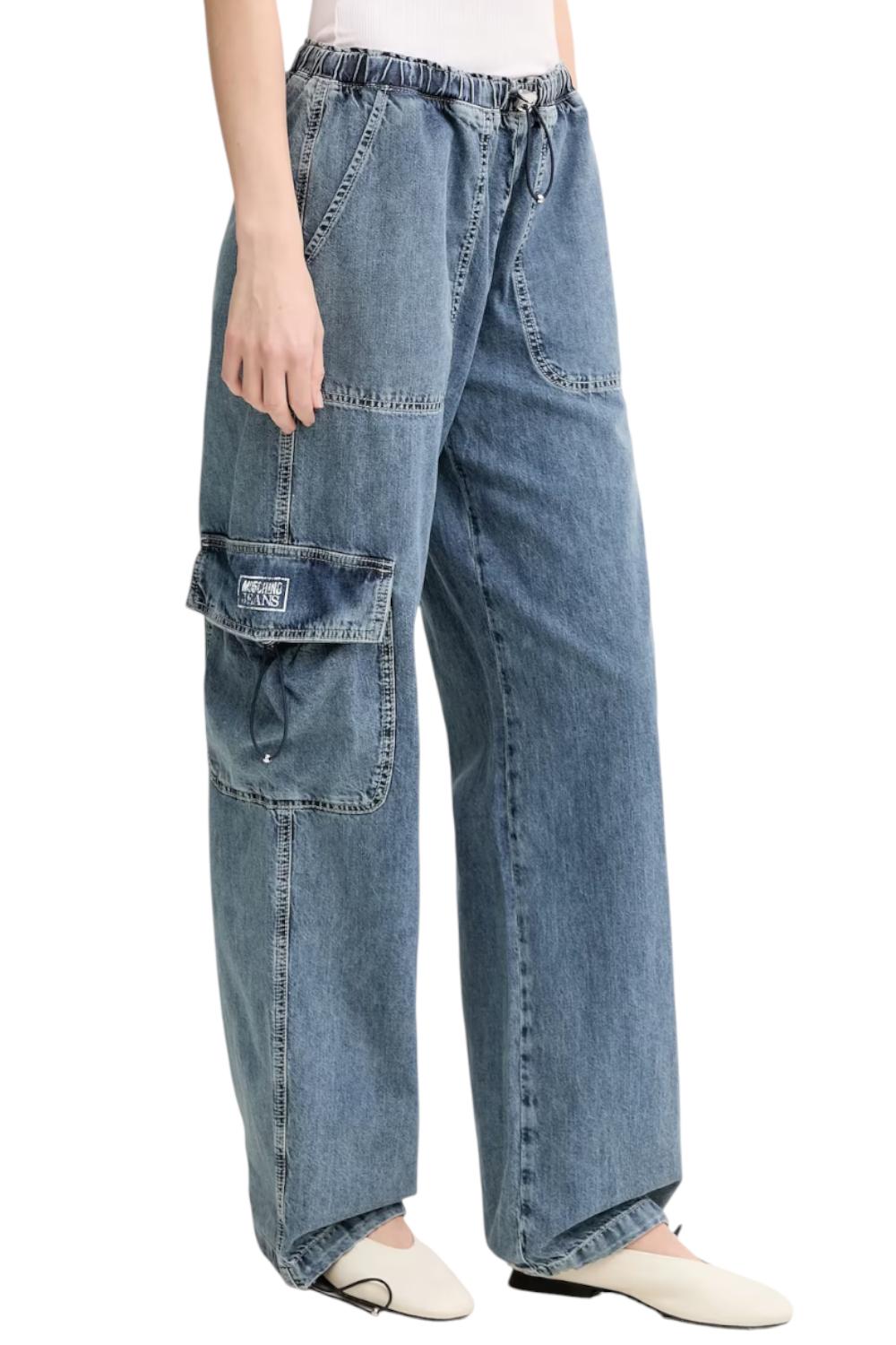 Jeans ballon in denim Moschino Jeans<BR/> 0320 37211294 Moschino Jeans 