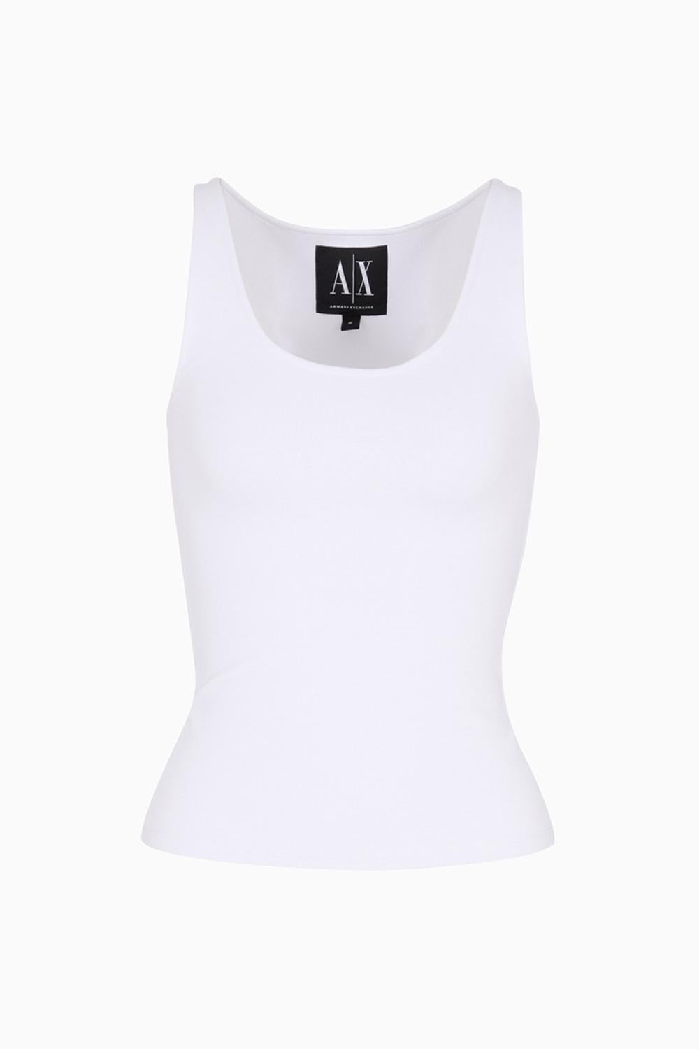Tank top in tessuto tecnico dal fit aderente Icon Embroidery XW000829 AF13729U0002 Armani Exchange 