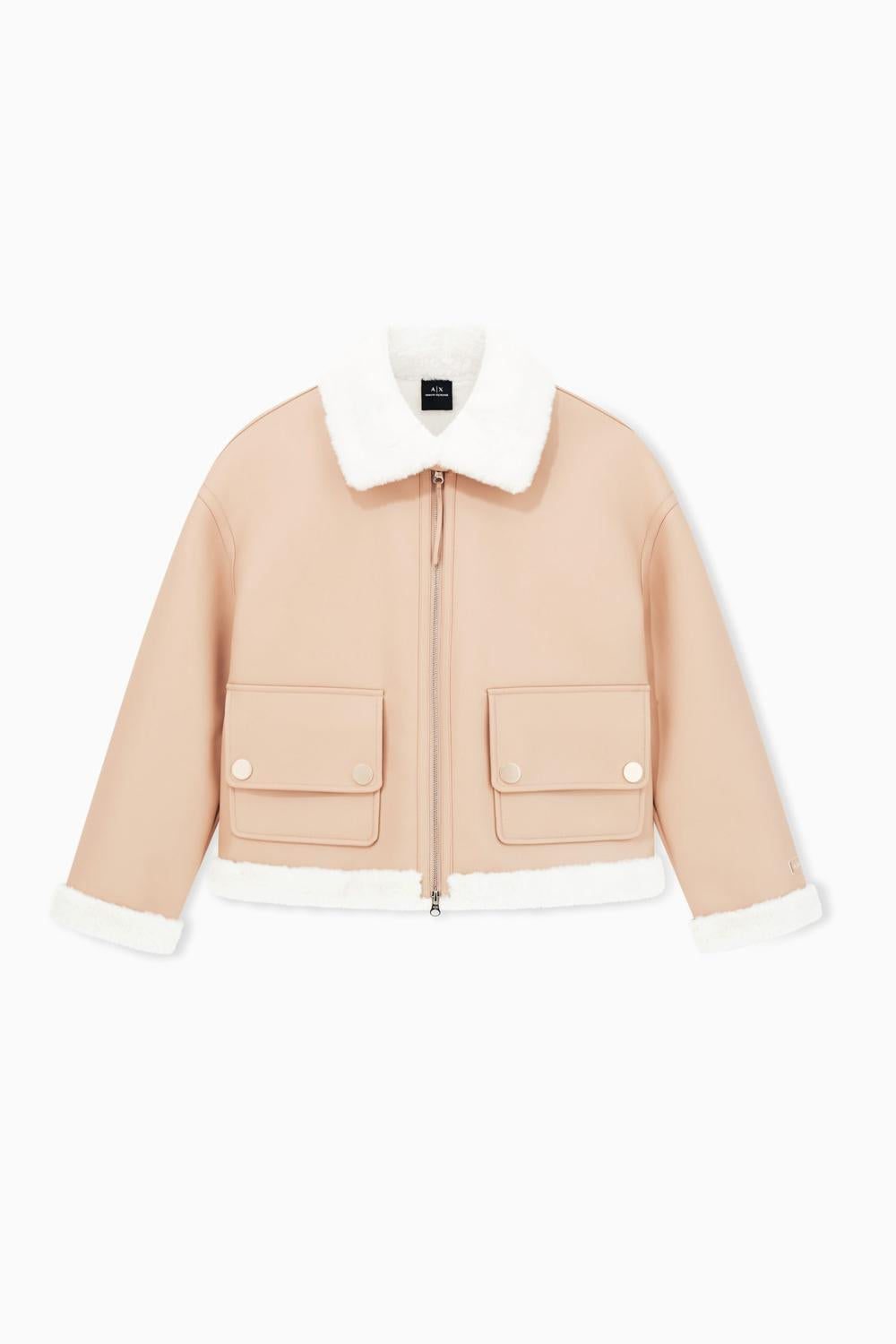 Giacca in eco Shearling Corta XW000713 AF16389U1051 Armani Exchange 