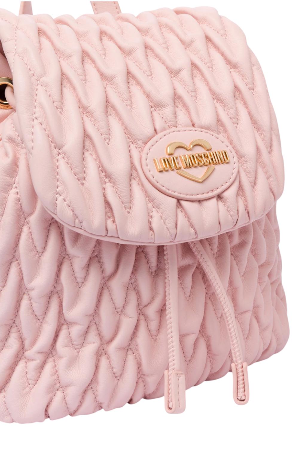 Zaino in tessuto morbido trapuntato<BR/> JC4015PP1N LH0601 Love Moschino 