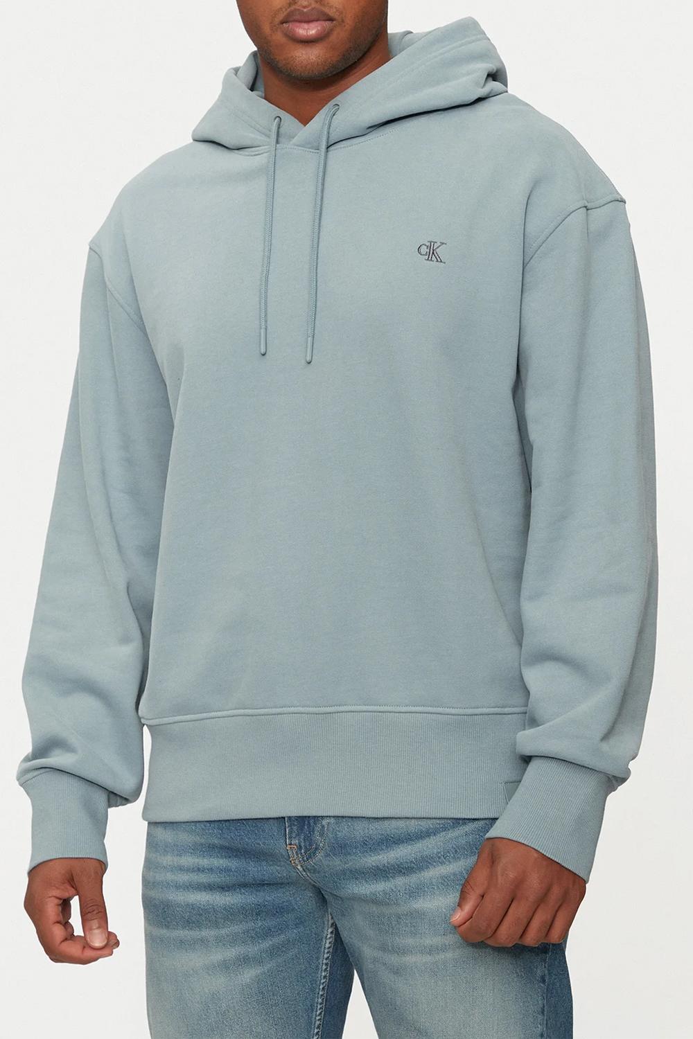 Felpa con cappuccio in spugna di cotone<BR/> J30J326748 PC2 Calvin Klein 