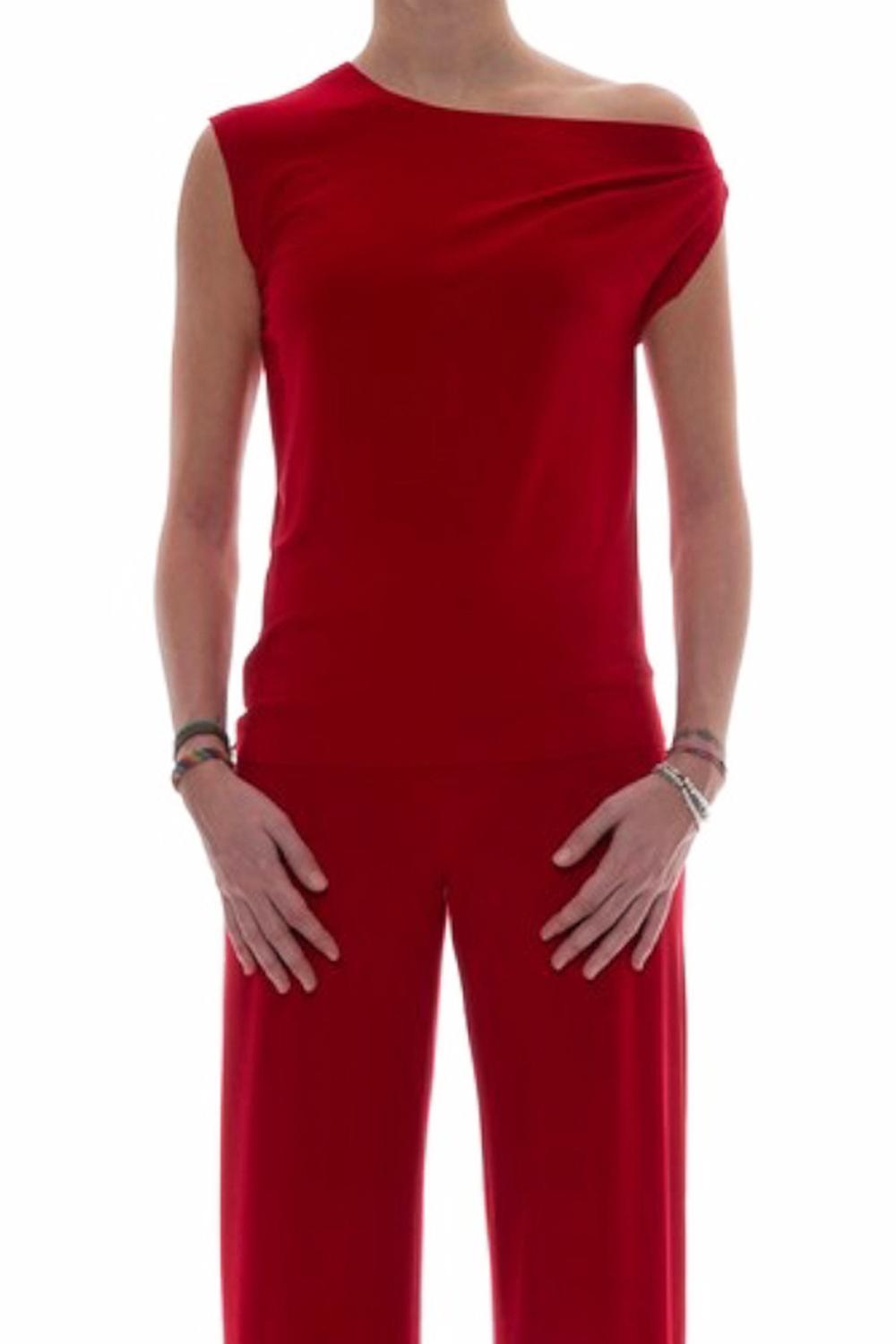 Top con Spalle Scese Norma Kamali<BR/><BR/> KK4206 PL1434 Norma Kamali 