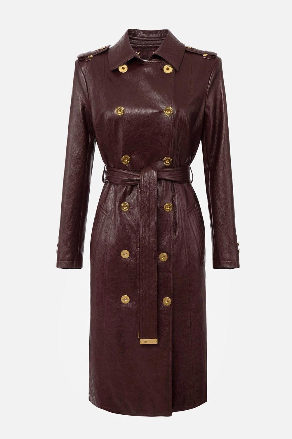 Trench in craquelé<BR/> SP002 56E2EA4 Elisabetta Franchi 