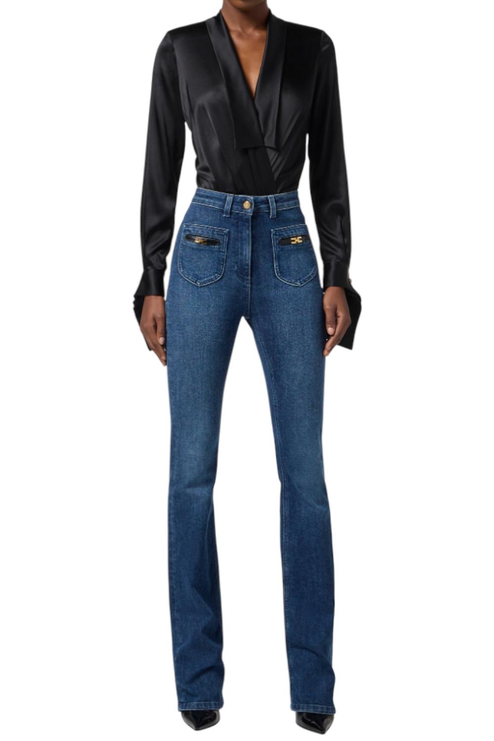 Body in raso<BR/> CB007 57E2110 Elisabetta Franchi 