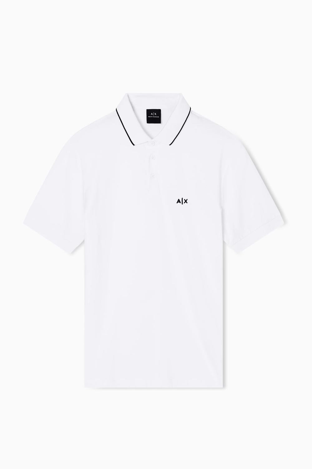 Polo slim fit con logo e profili a contrasto XM001289 AF10363U0009 Armani Exchange 