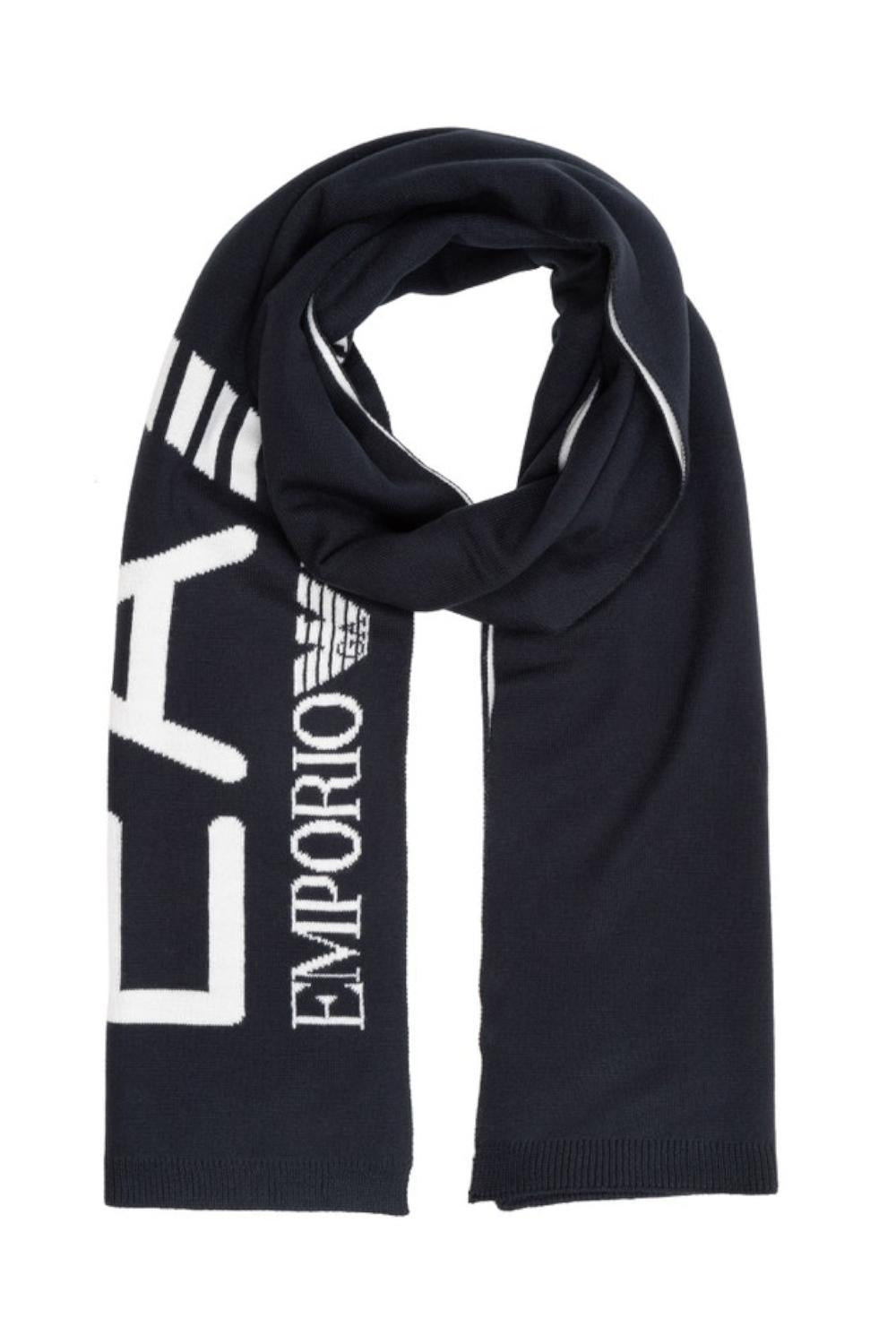 Sciarpa Visibility con maxi logo EA7 7X000007 AF11994MB038 EA7 Emporio Armani 