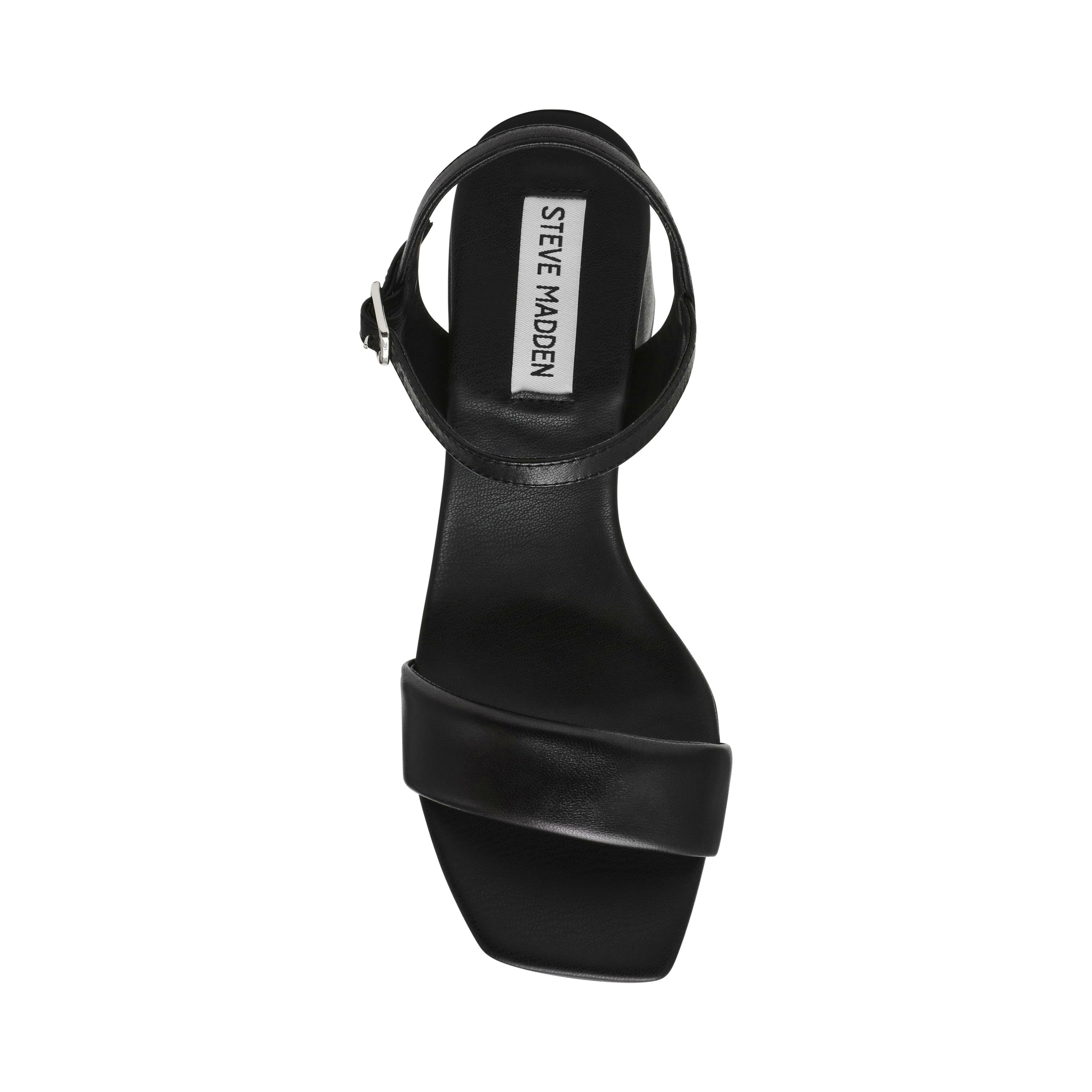  LAYNEY BLACK LEATHER Steve Madden 