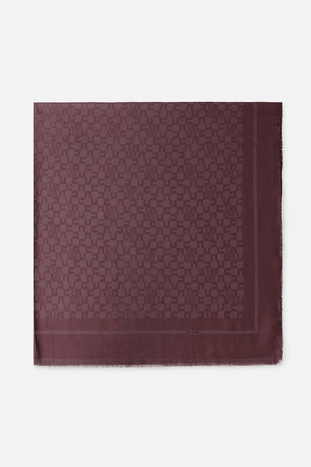 Sciarpa con pattern logo<BR/> SC10F 56E2EA4 Elisabetta Franchi 