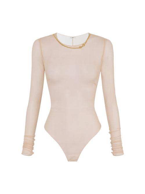 Body in tulle con collana<BR/> BO014 57E2EA1 Elisabetta Franchi 