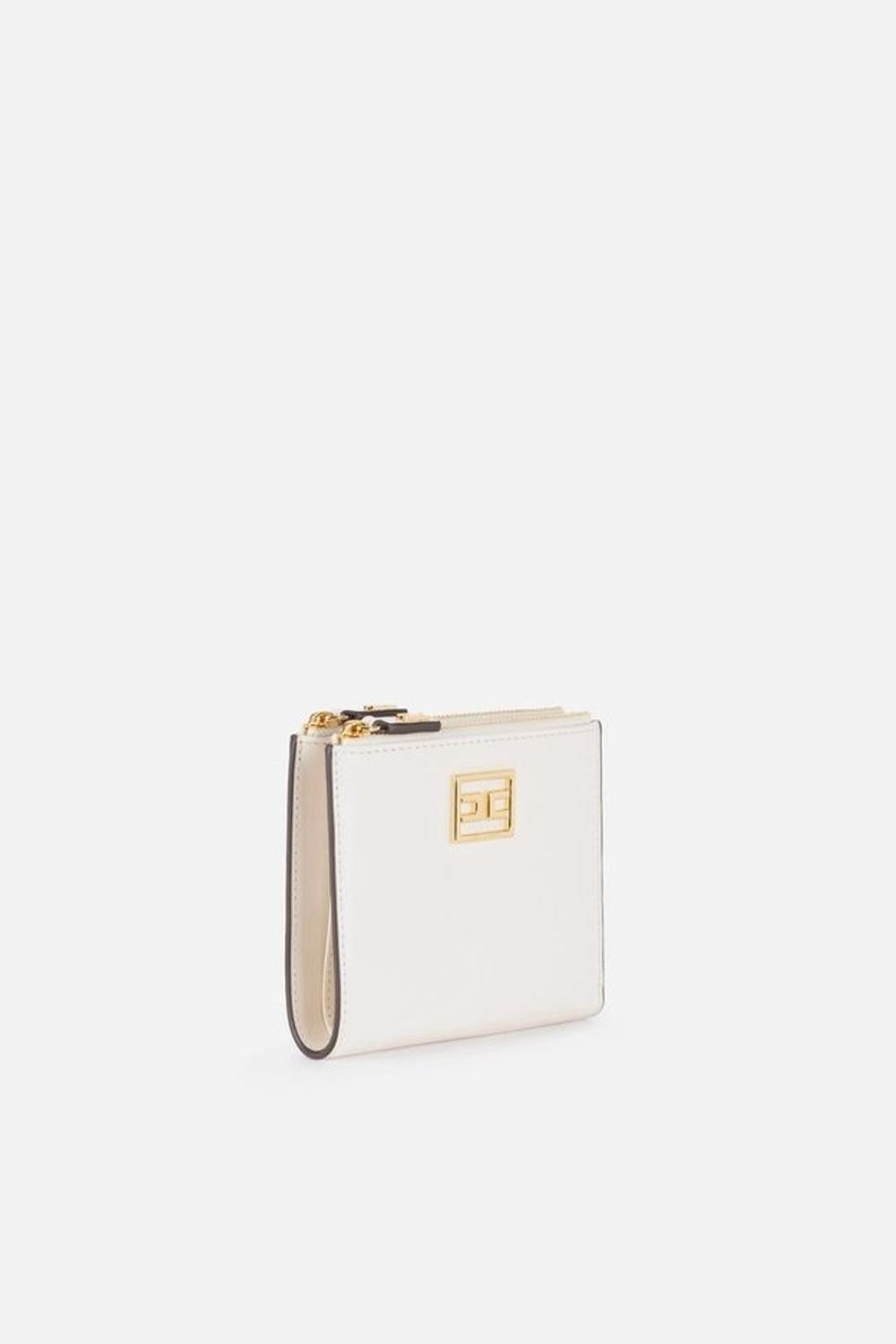 Portafoglio piccolo con zip e placca logo PF01A 51E2193 Elisabetta Franchi 