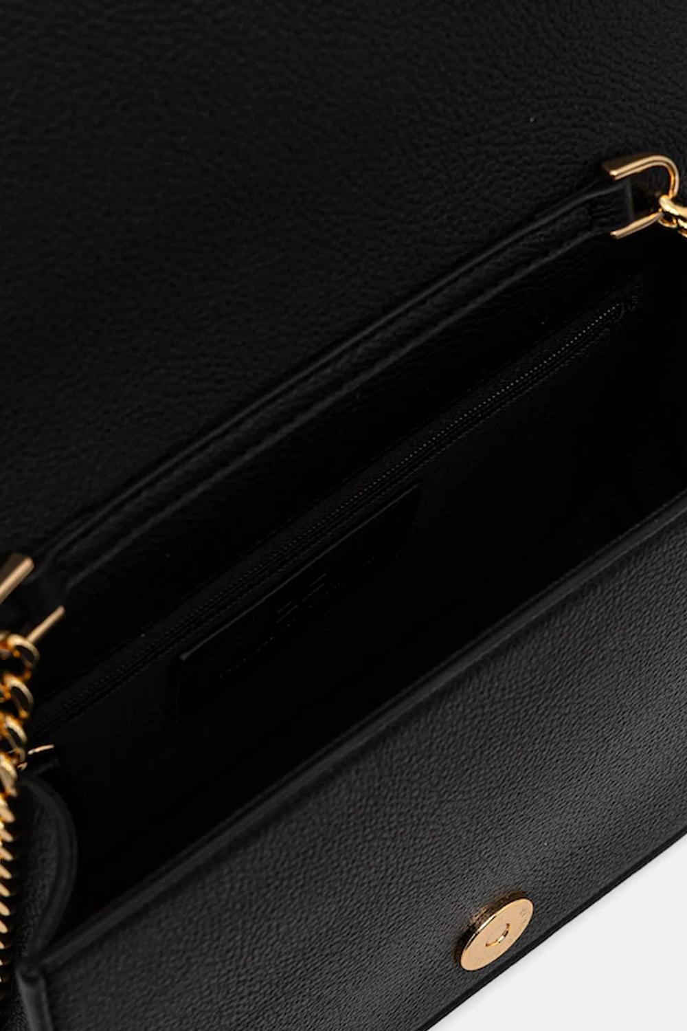 Borsa Elisabetta Franchi Effetto Pelle con Tracolla a Catena e Logo BS39A 61E2110 Elisabetta Franchi 