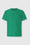 T-shirt girocollo in cotone jacquard con zig zag tono su tono