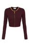 Cardigan in maglia a rombi con dettaglio gioiello MK29B 56E2EA4 Elisabetta Franchi 