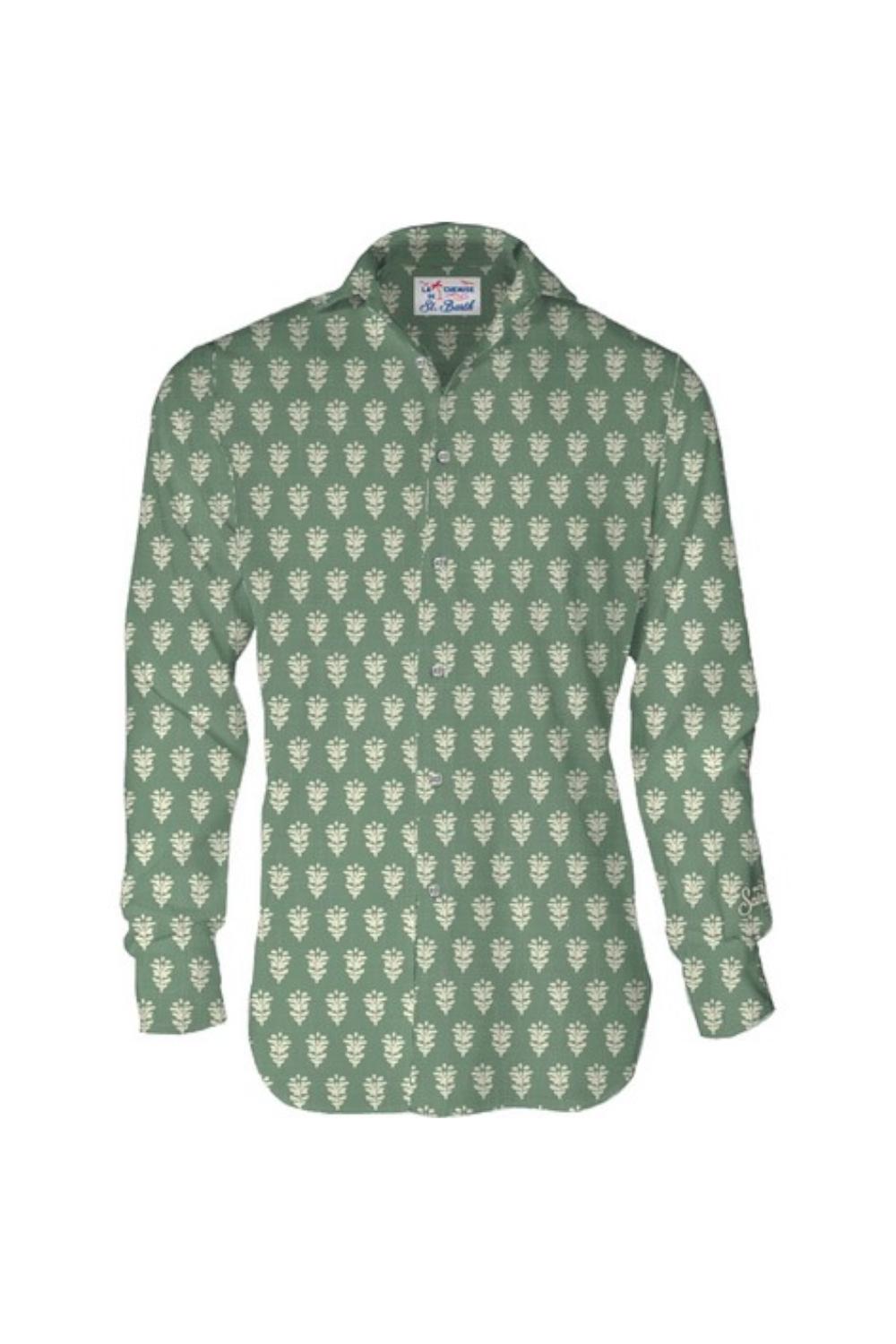 Camicia Pamplona in lino<BR/> PAMP001 /00315H Mc2 Saint Barth 