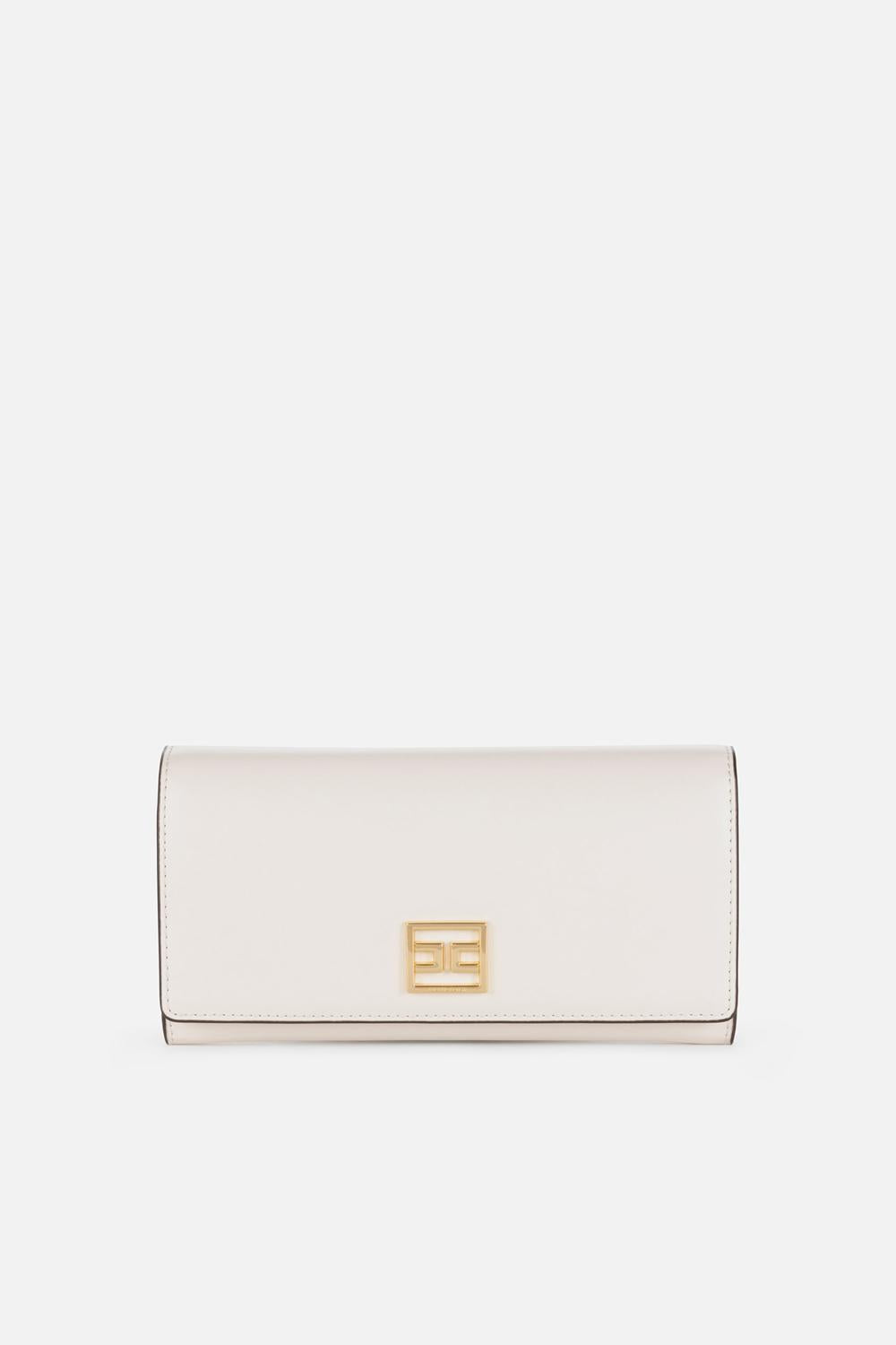 Portafoglio grande con placca logo in metallo<BR/> PF02A 51E2193 Elisabetta Franchi 