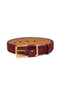 Cintura in pelle con logo a rilievo<BR/> CT42S 56E2EA4 Elisabetta Franchi 