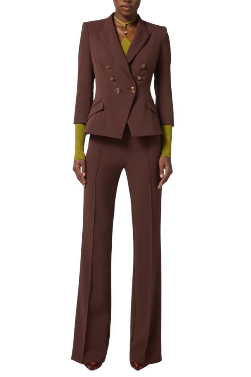 Giacca in doppio crêpe<BR/> GI174 56E2EA3 Elisabetta Franchi 