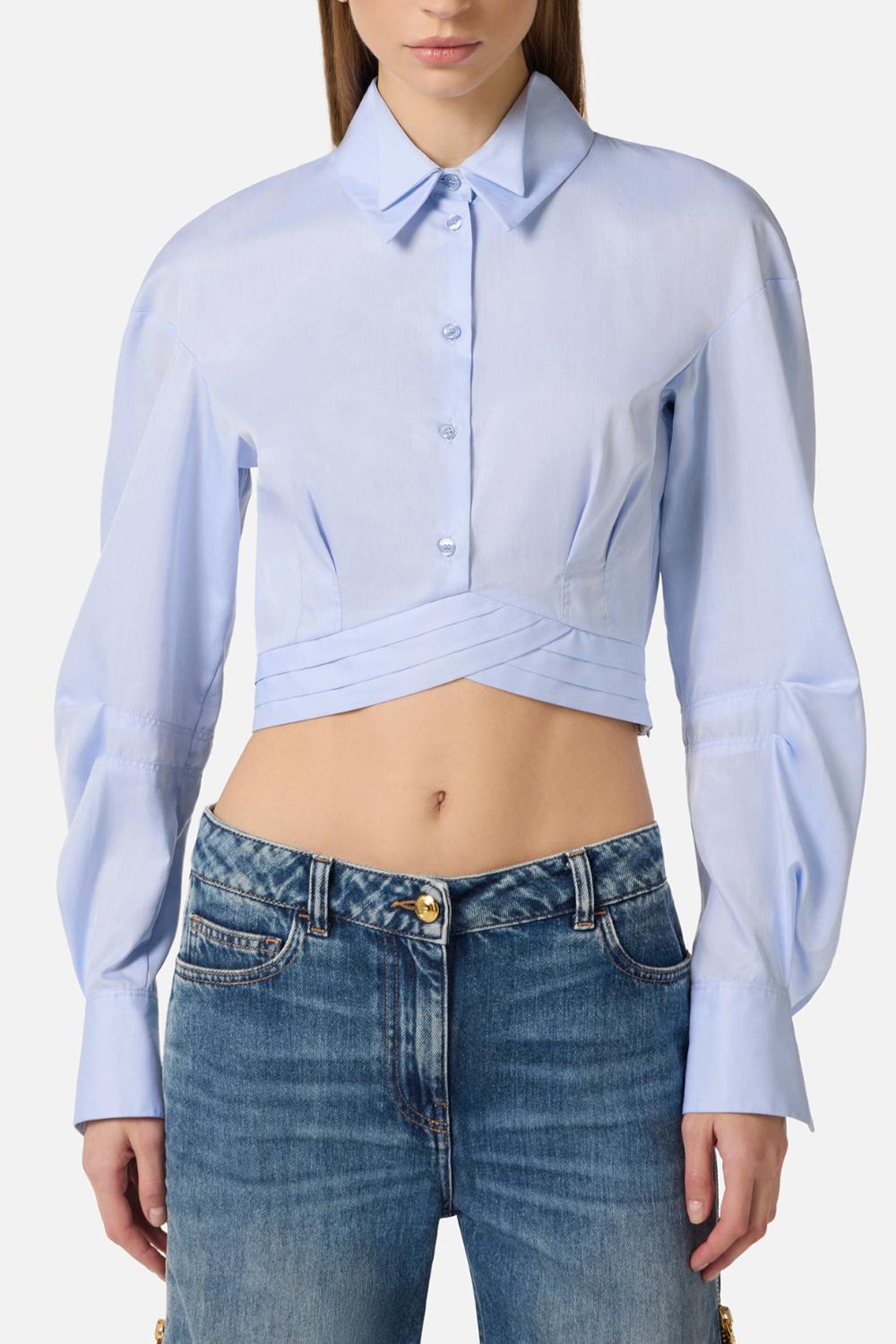 Camicia Elisabetta Franchi in Cotone con Chiusura a Bottoni CA121 61E2019 Elisabetta Franchi 