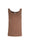 Top Smanicato Elisabetta Franchi in Maglia con Bande Lucide e Logo Jacquard