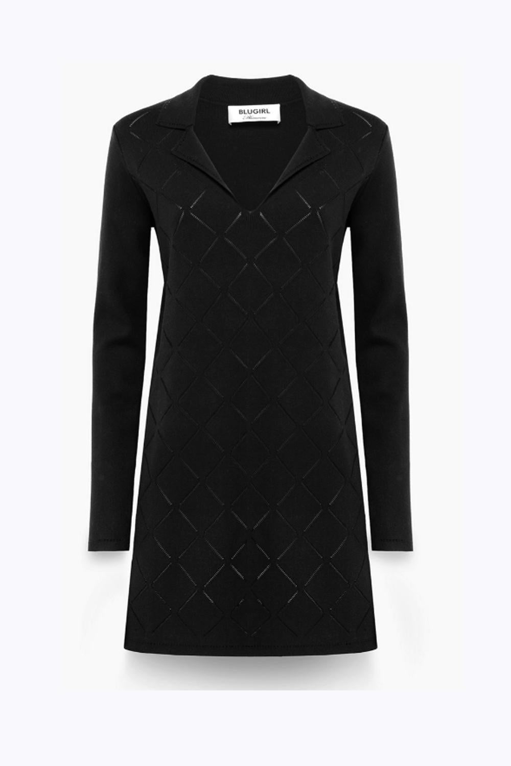 ABITO FITTED CON STRASS<BR/> RF5201 MS99E22222 Blugirl 