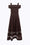 ABITO MIDI IN COTONE E PIZZO