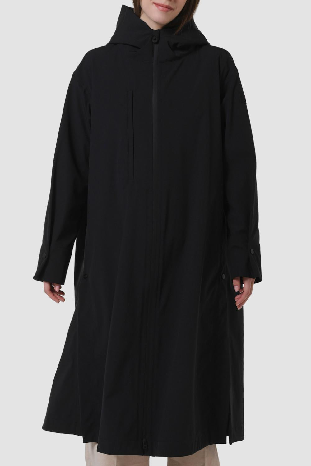 Cappotto Lungo in Poliestere Stretch con Giubbino Interno Rimovibile PED5420 01192020NER Peuterey 