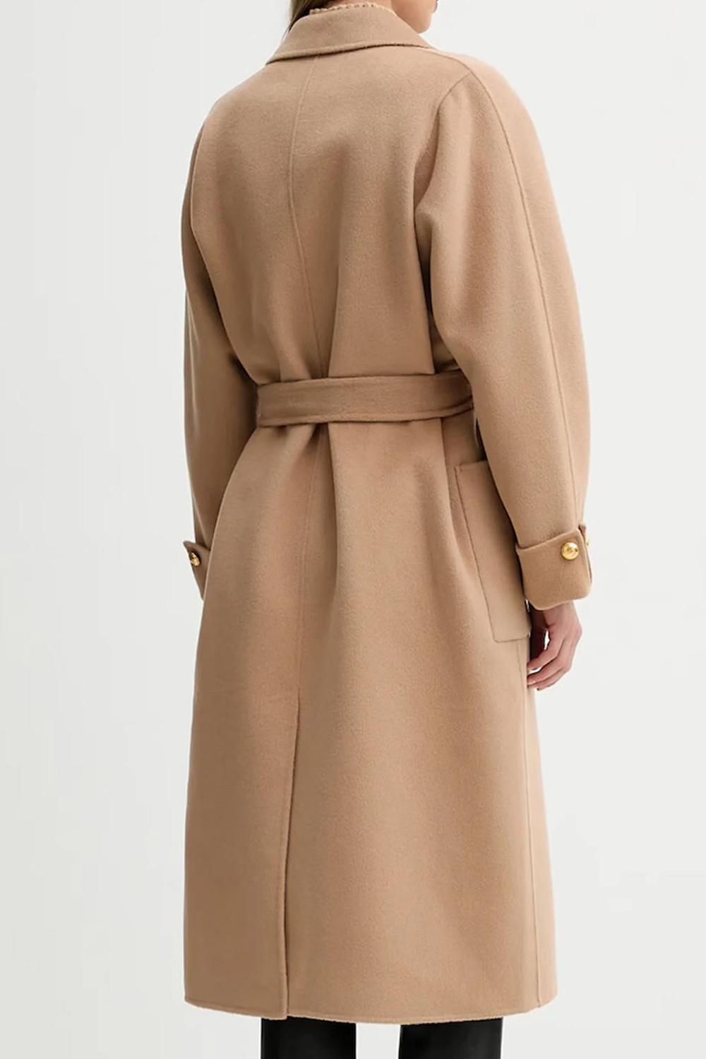 Cappotto in panno di misto lana double CP68D 56E2EA2 Elisabetta Franchi 