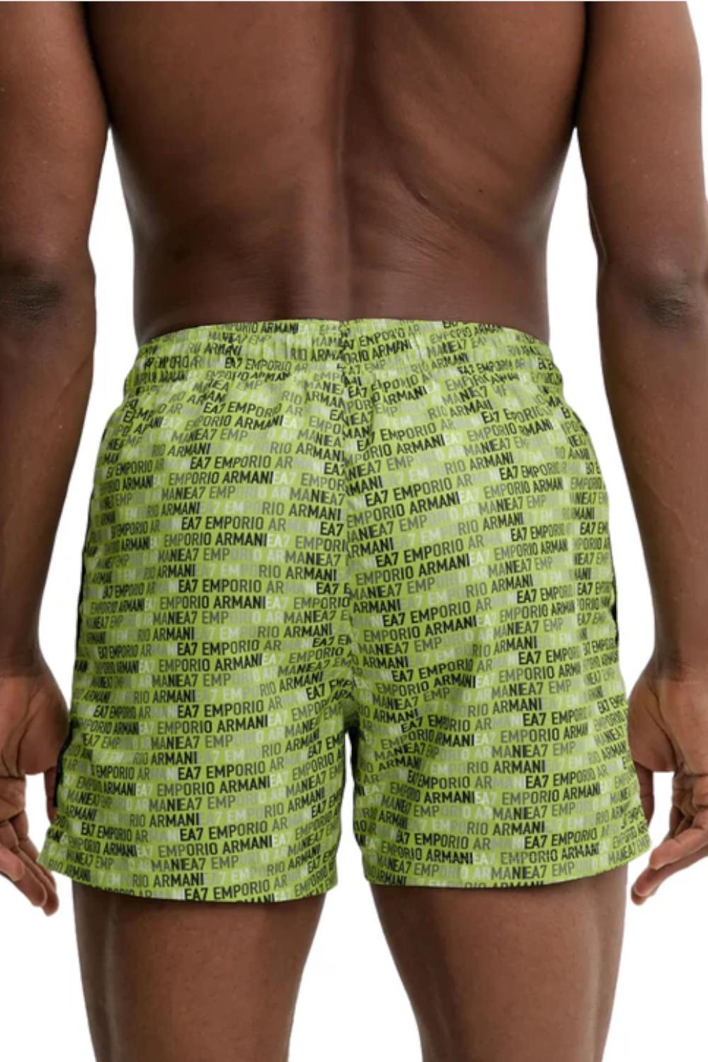 Costume da bagno boxer stampato EA7 Emporio Armani<BR/> 7M000510 AF13059F7012 EA7 Emporio Armani 
