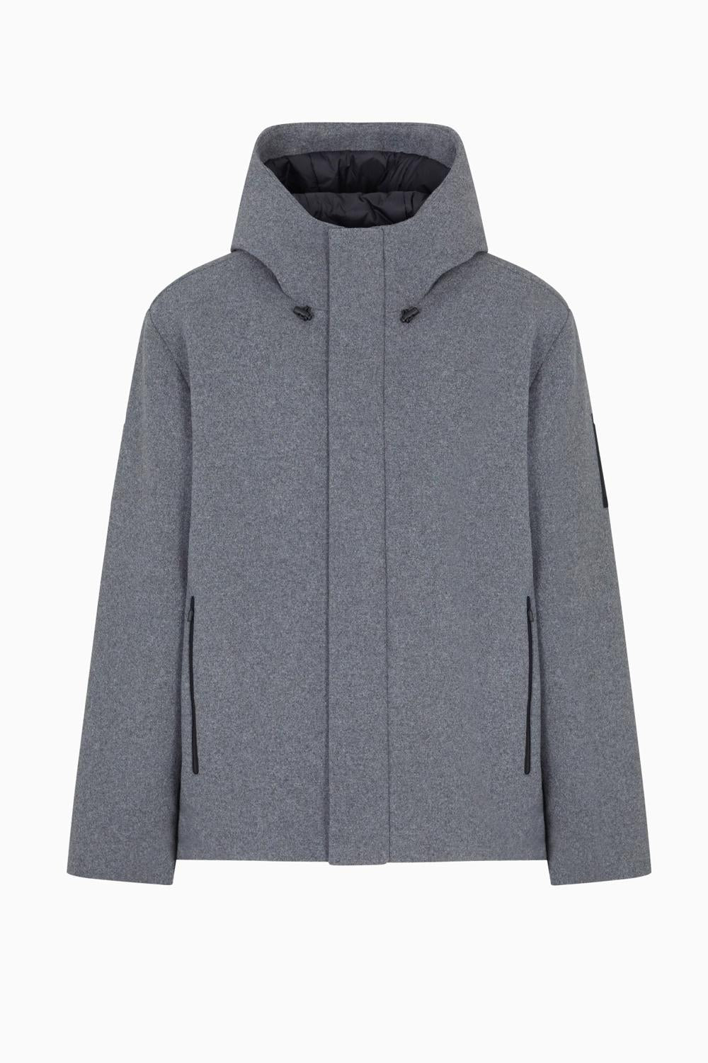 Caban in panno di misto lana 7M000691 AF15957O8003 EA7 Emporio Armani 