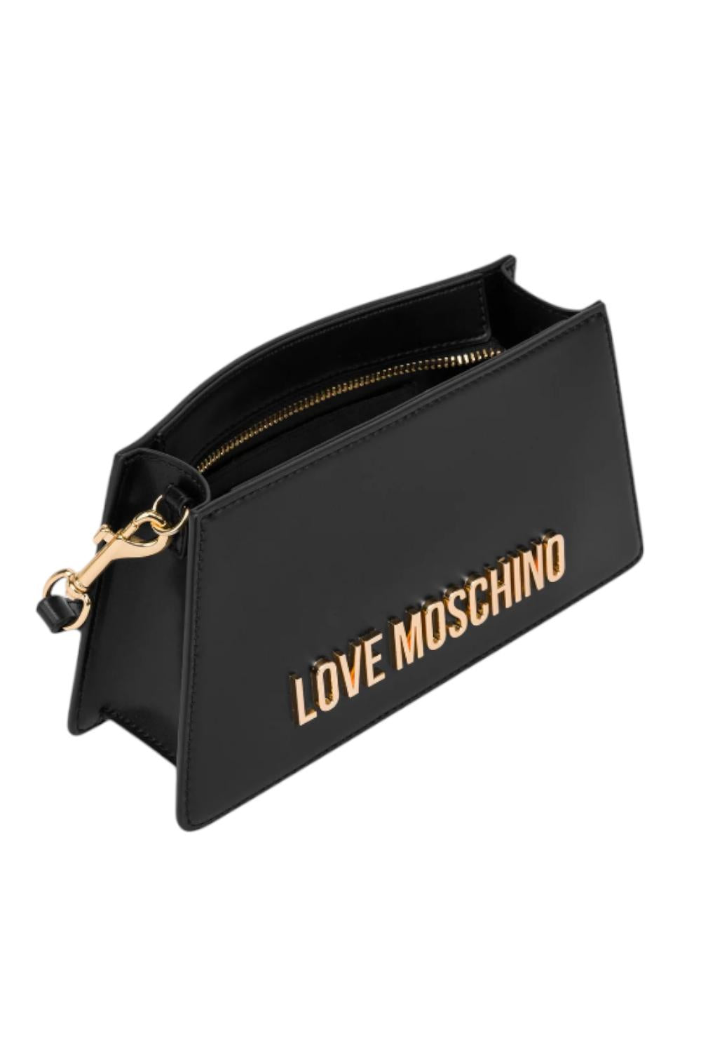 Borsa a spalla con logo Lettering<BR/> JC4095PP1N LL0000 Love Moschino 