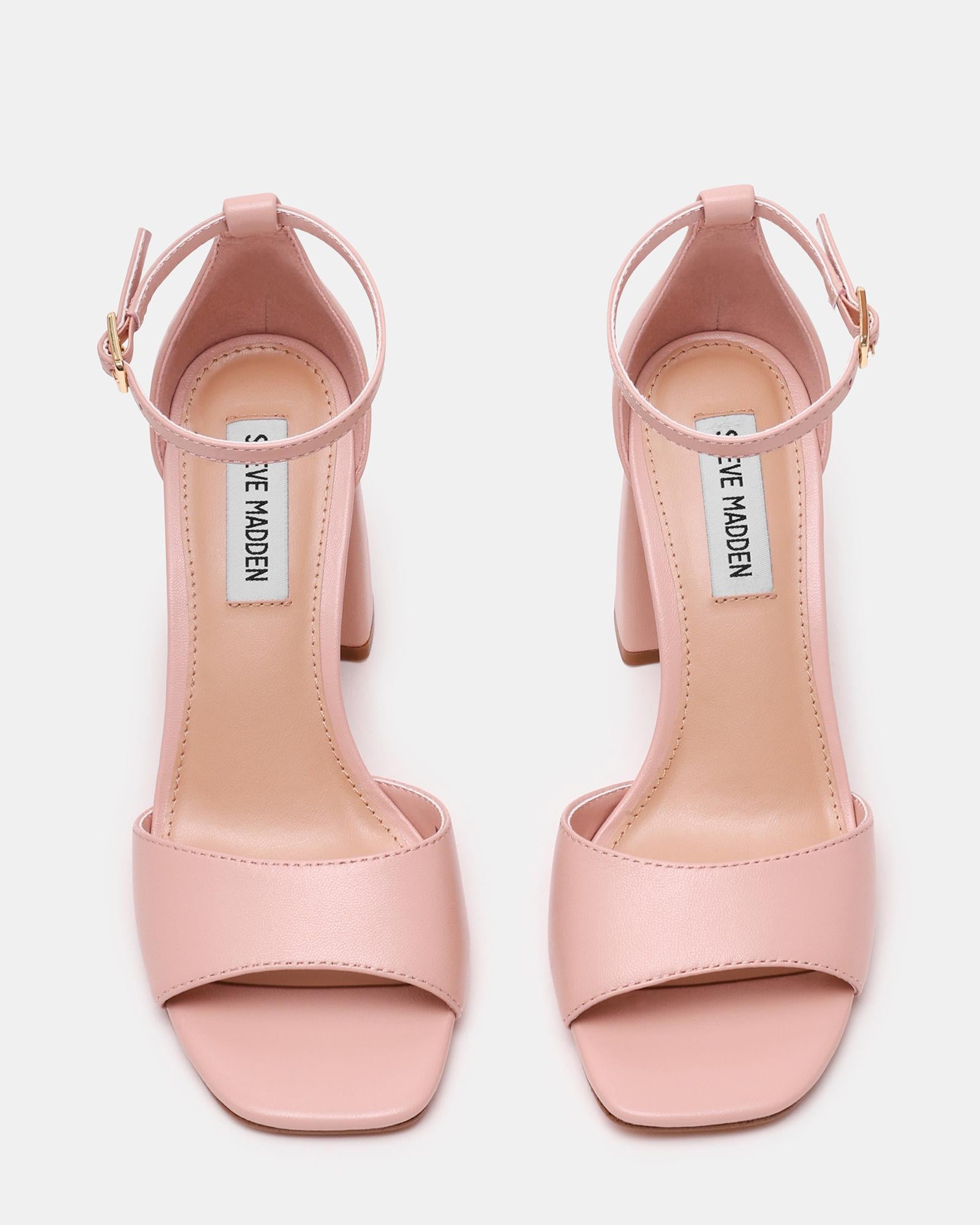 MISSTY - sandalo con tacco largo MISSTY BLUSH LEATHER Steve Madden 