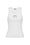 Stretch cotton tank top with logo<br>