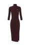 Abito in maglia a costine con taschino<BR/> AM23B 56E2EA4 Elisabetta Franchi 