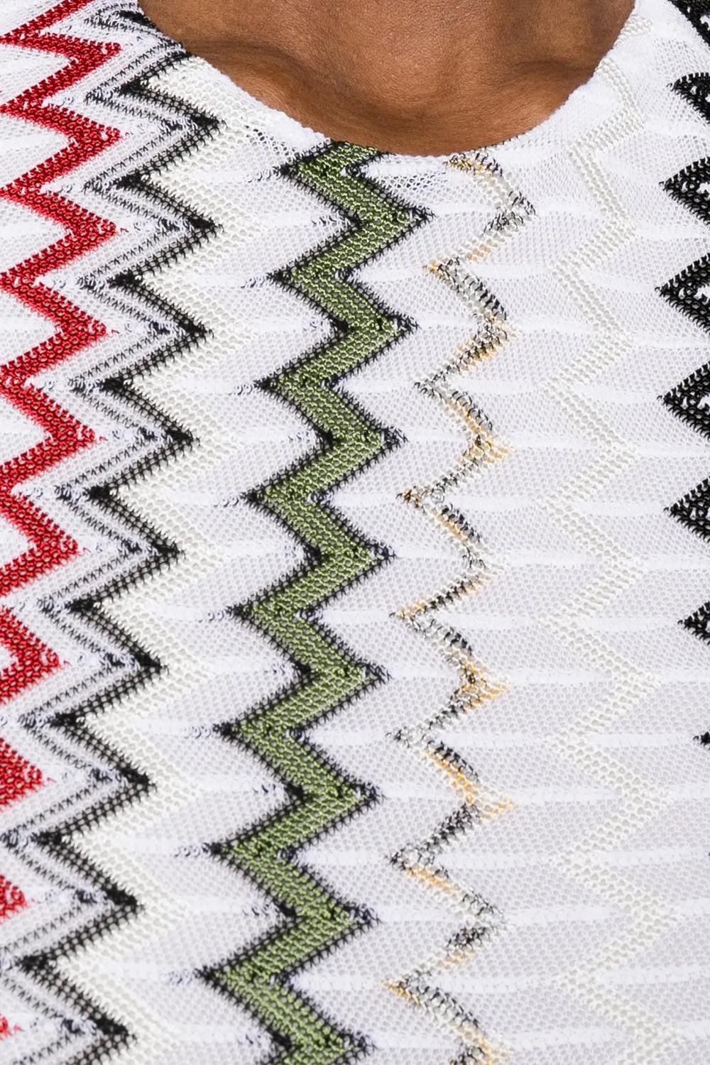 Abito lungo con motivo a zigzag DS26SG1Q BR0150S01K2 Missoni 
