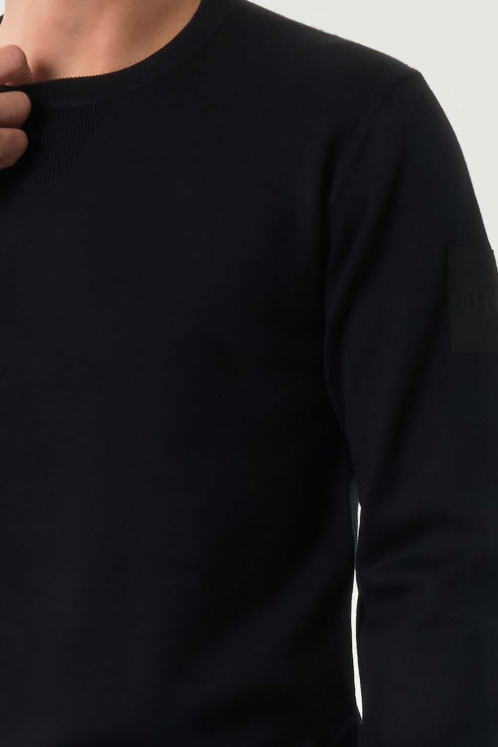 Maglia girocollo Outhere in misto rayon 4650-013 A048BLACK Outhere 