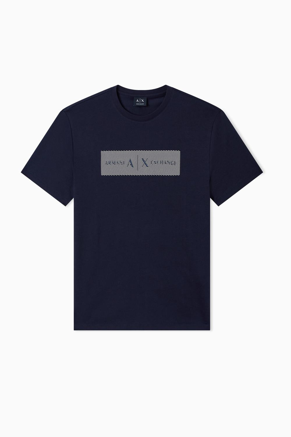T-shirt in cotone con stampa logo XM002472 AF10356UB101 Armani Exchange 