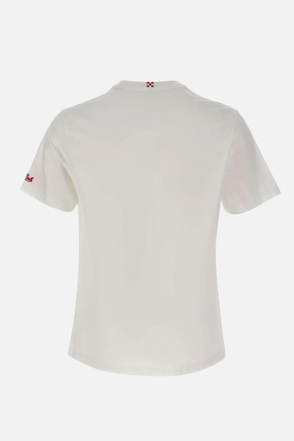 T-Shirt Portofino MC2 Saint Barth con Ricamo POT0001 -00163L Mc2 Saint Barth 