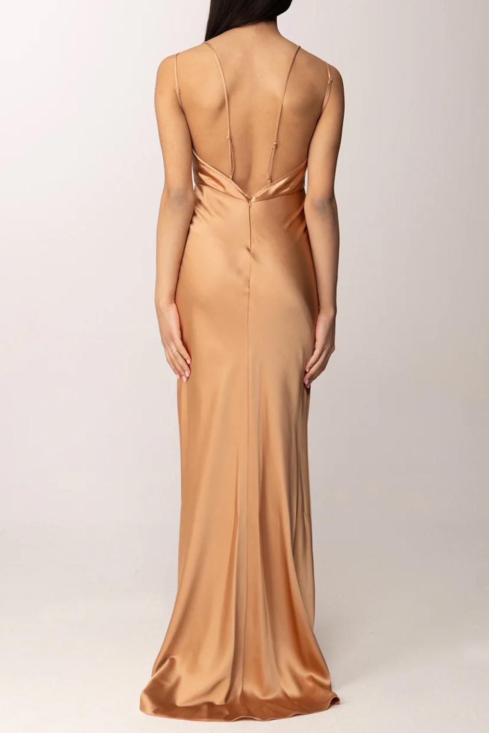 Abito Red Carpet in raso ABR33 62E2EV8 Elisabetta Franchi 