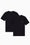 Pack 2 T-shirt loungewear fitted fit logo bold monogram