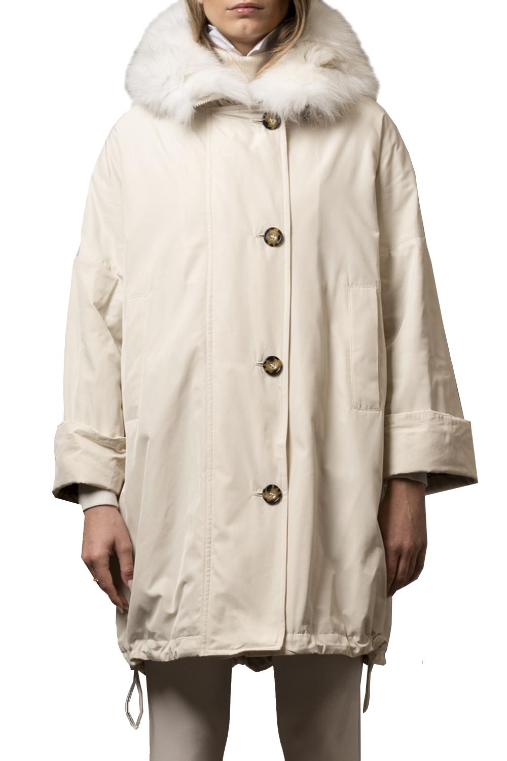 Parka Iconico con Interno in Vera Pelliccia di Volpe e Imbottitura Sintetica 5131 7517203 Martylò 