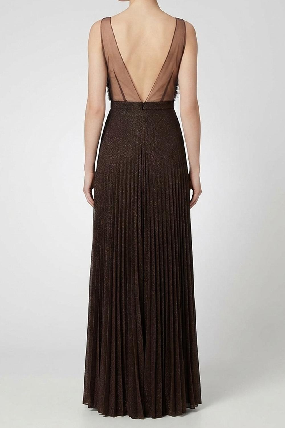 abito lungo Red Carpet tulle jersey ABR44 62E2FA8 Elisabetta Franchi 