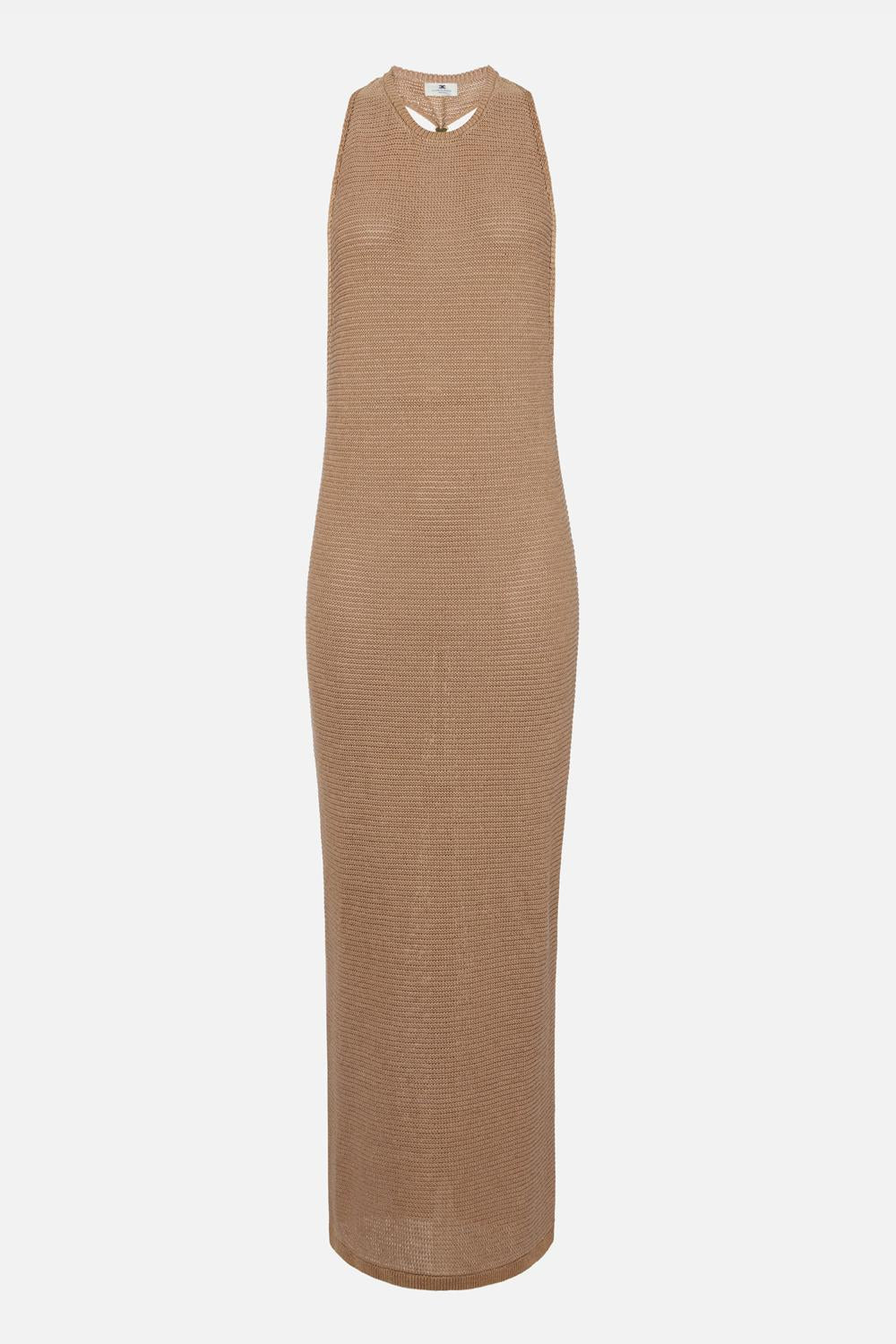 Abito in maglia con torchon gioiello AM34T 62E2470 Elisabetta Franchi 