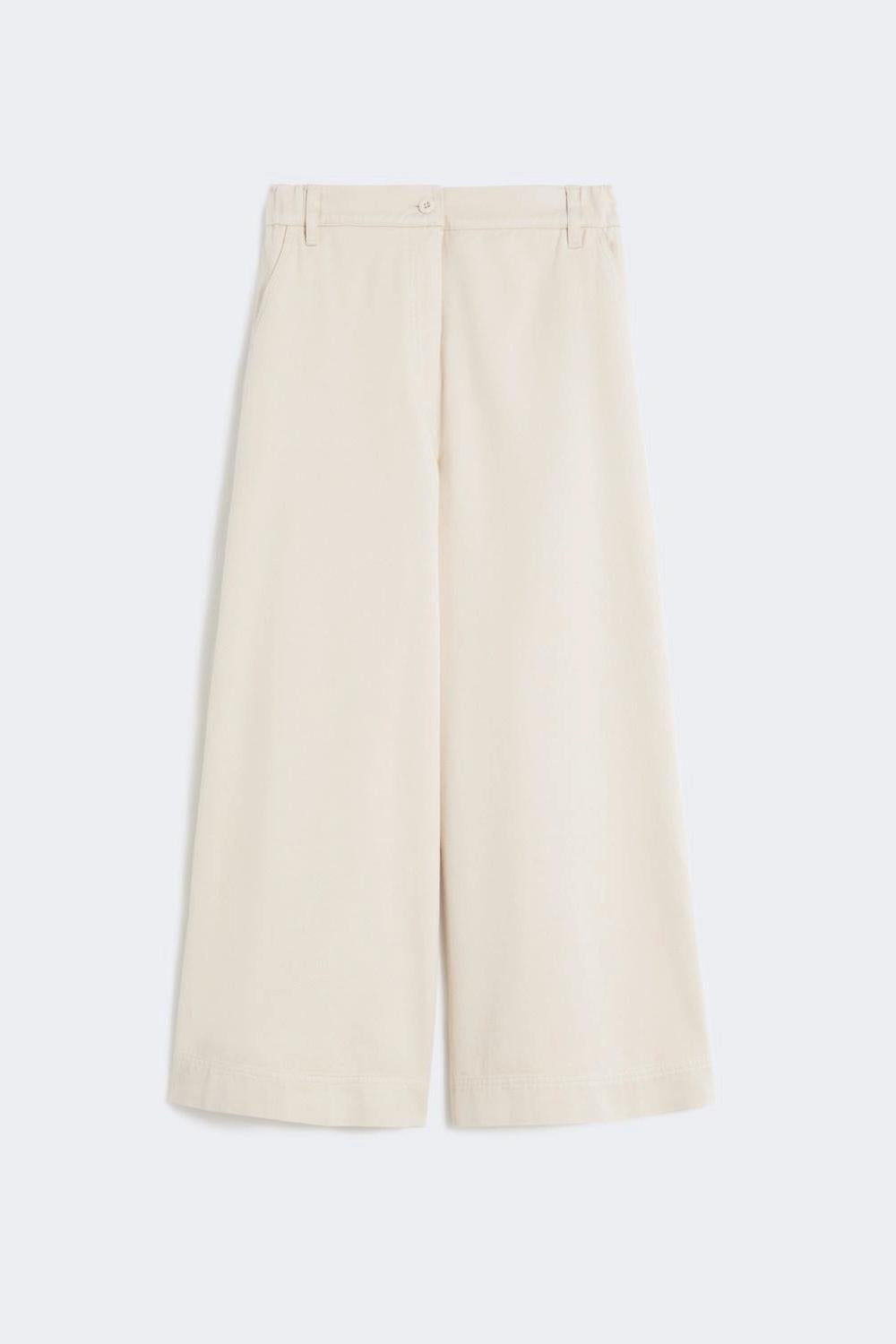 Pantalone in drill di cotone WKDARIETE 001SABBIA Max Mara Weekend 