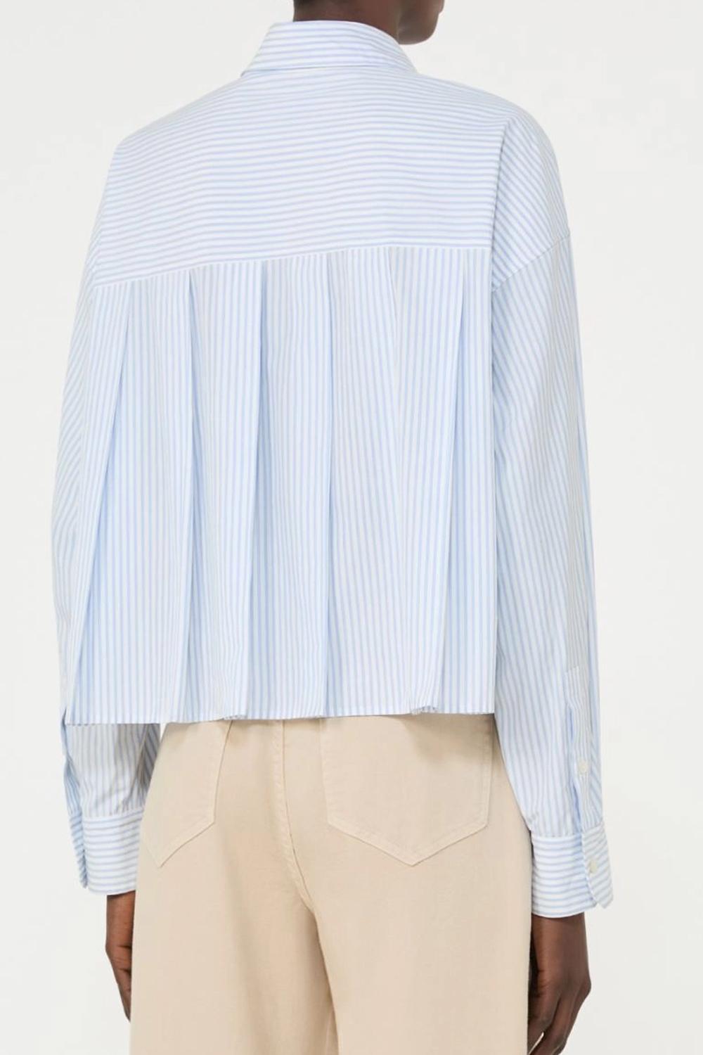 Camicia in popeline di cotone WKDEDEN 034AZZURRO Max Mara Weekend 