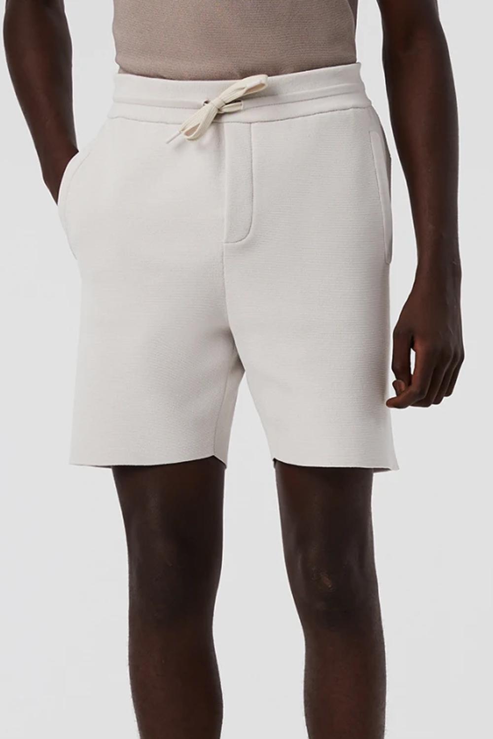 Bermuda 3D Knit Tessuto Senza Cuciture con Elastico in Vita ATA22068 OFF WHITE Alpha Tauri 