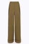 PANTALONI WIDE LEG IN MISTO LINO<BR/> RA5161 T882390622 Blugirl 